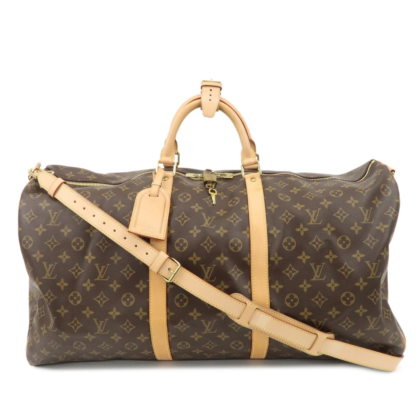 Louis Vuitton Monogram Keep All Bandouliere 60 Bag M41412