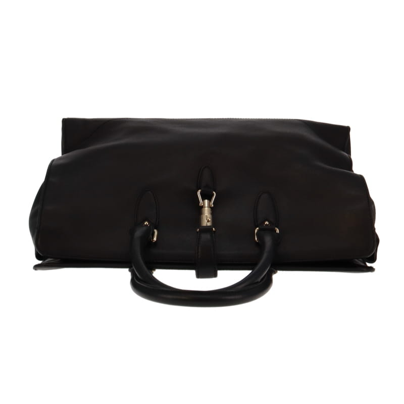 Gucci Vintage Soft Calf Jackie Tote Black