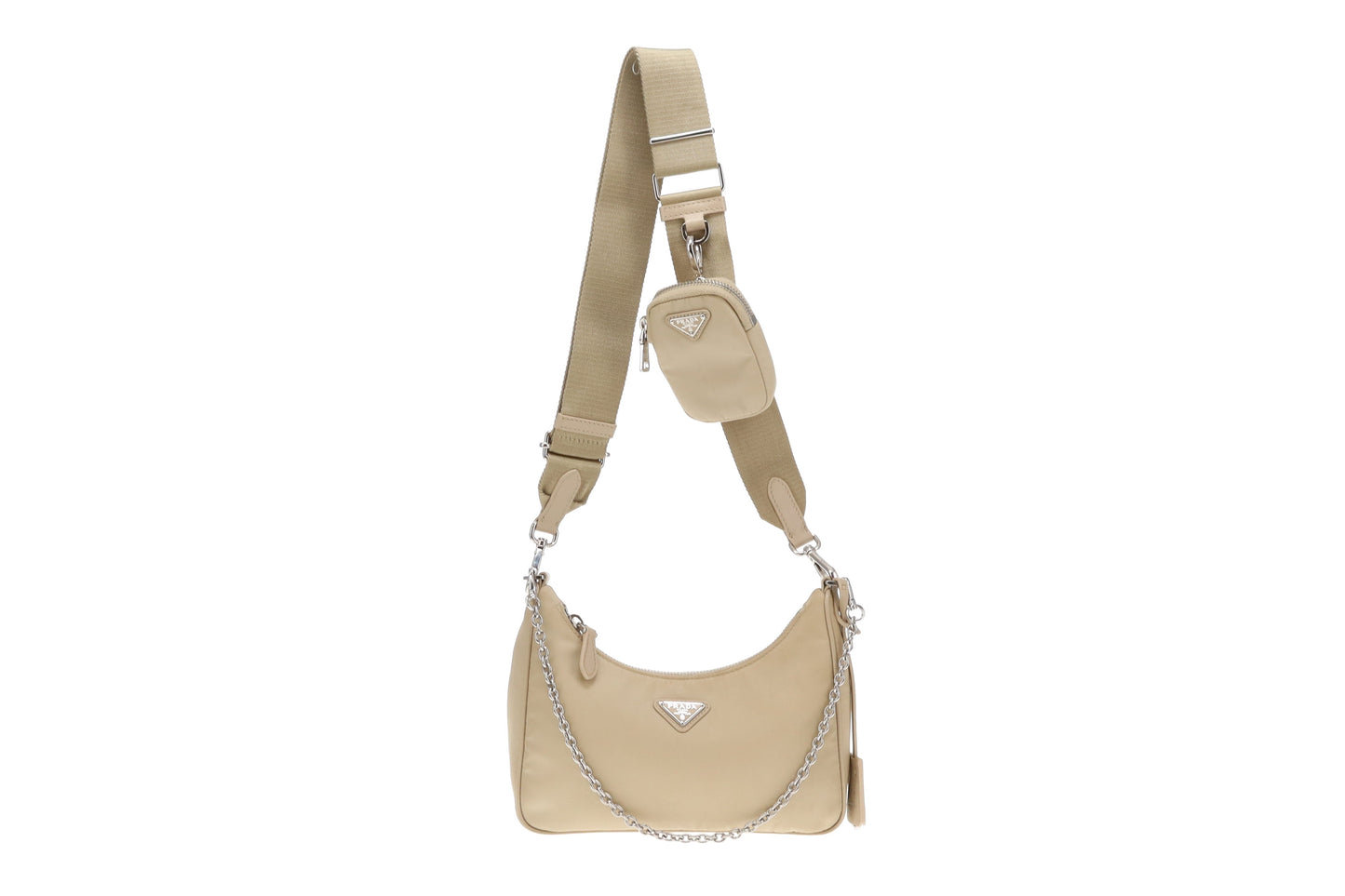 Prada Beige Re-Nylon Re-Edition Crossbody