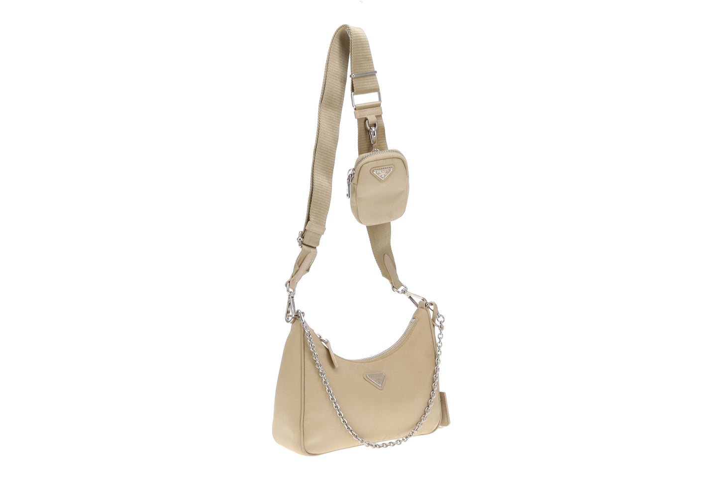 Prada Beige Re-Nylon Re-Edition Crossbody