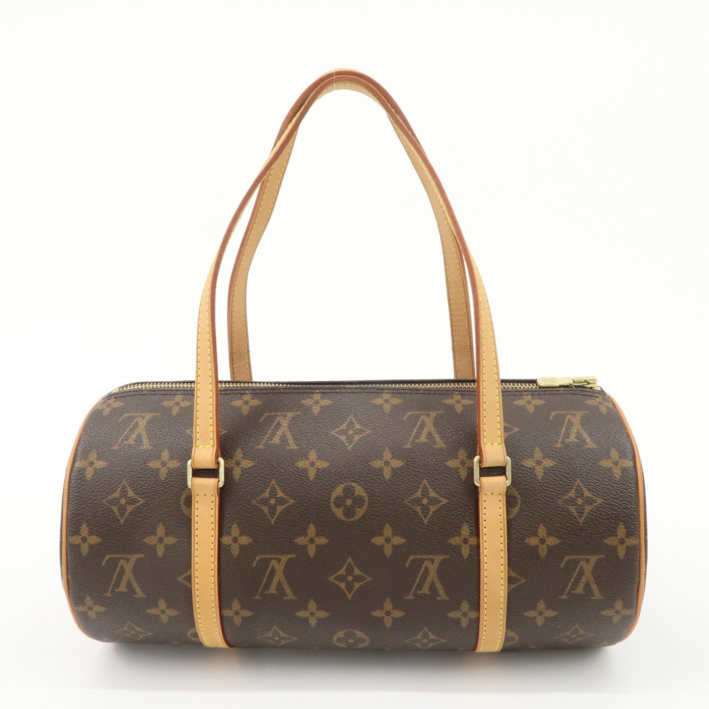 Louis Vuitton Monogram Papillon 30 Hand Bag Brown M51385