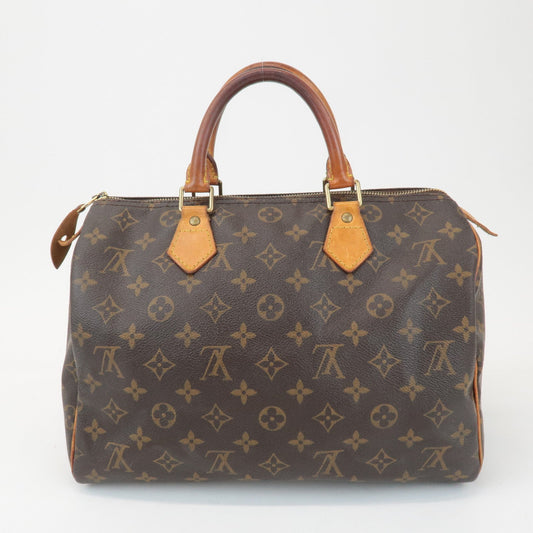 Louis Vuitton Monogram Speedy 30 Hand Bag Boston Bag M41526