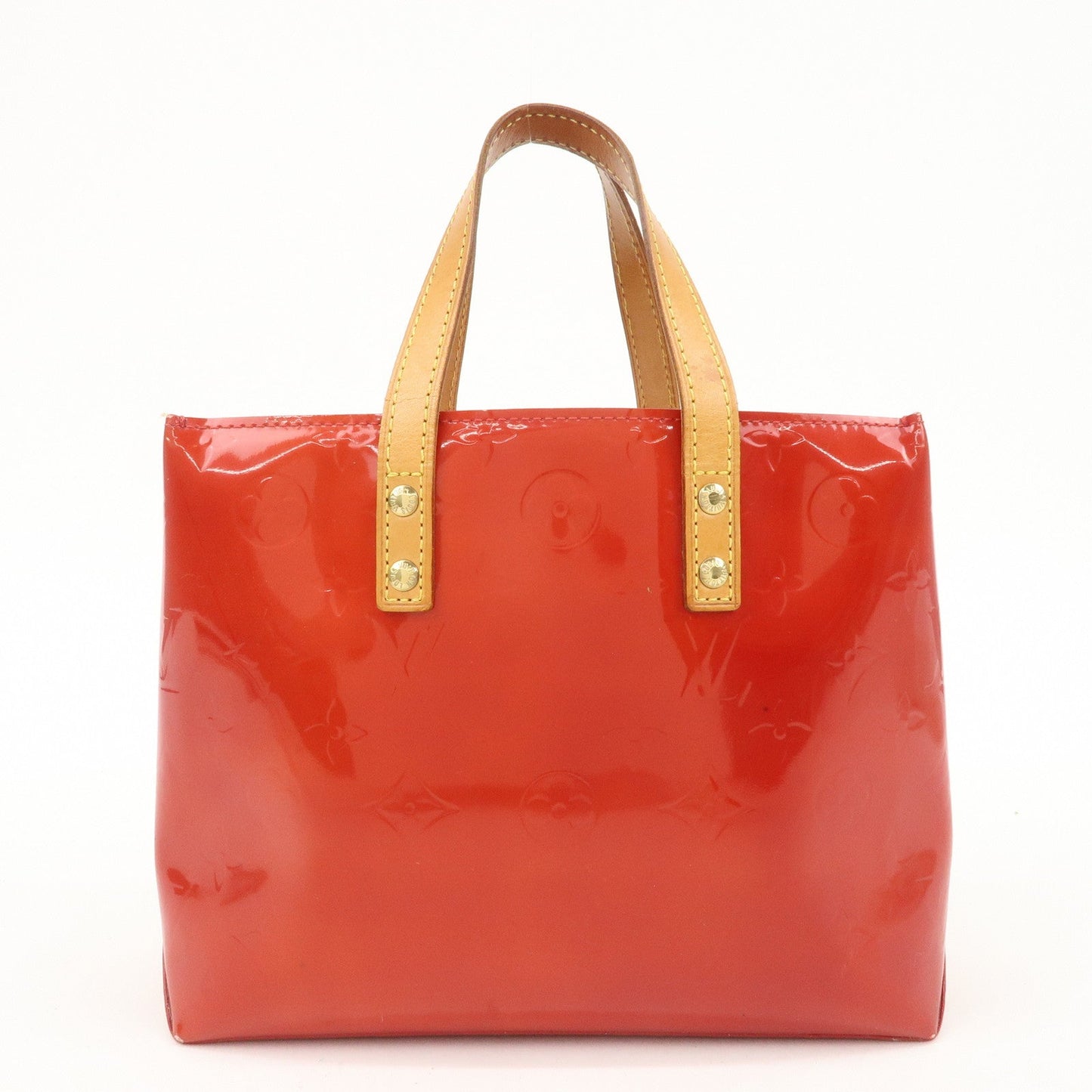 Louis Vuitton Monogram Vernis Lead PM Hand Bag M91088 Rouge