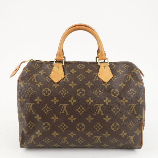 Louis Vuitton Monogram Speedy 30 Hand Bag Boston Bag M41526