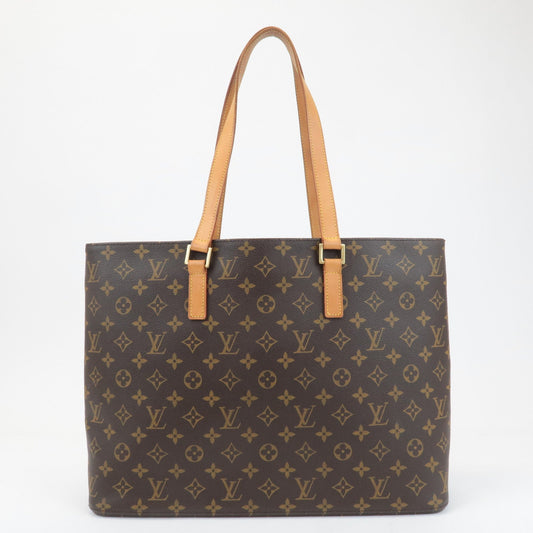 Louis Vuitton Monogram Luco Tote Bag Shoulder Bag Brown M51155