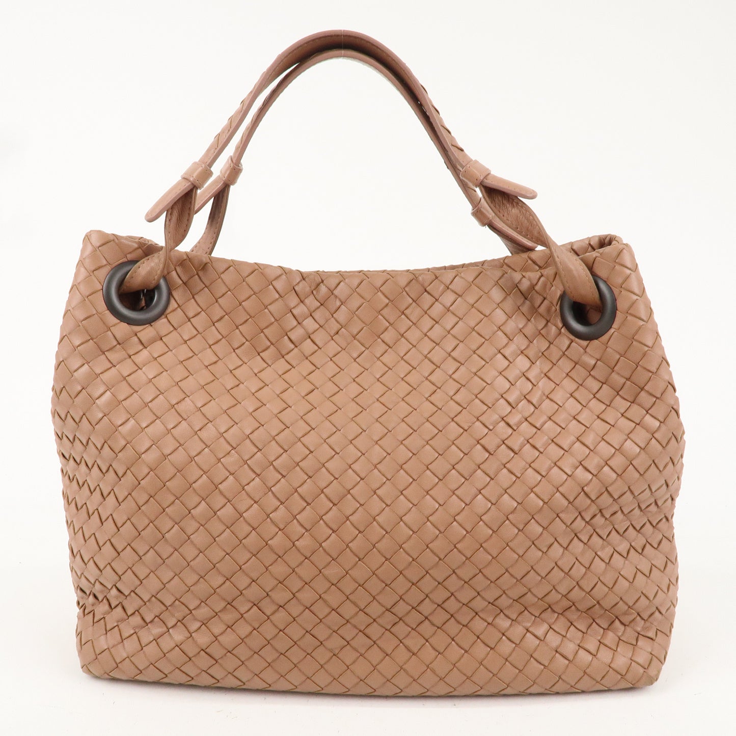 BOTTEGA VENETA Intrecciato Large Garda Bag Pink Beige 576593