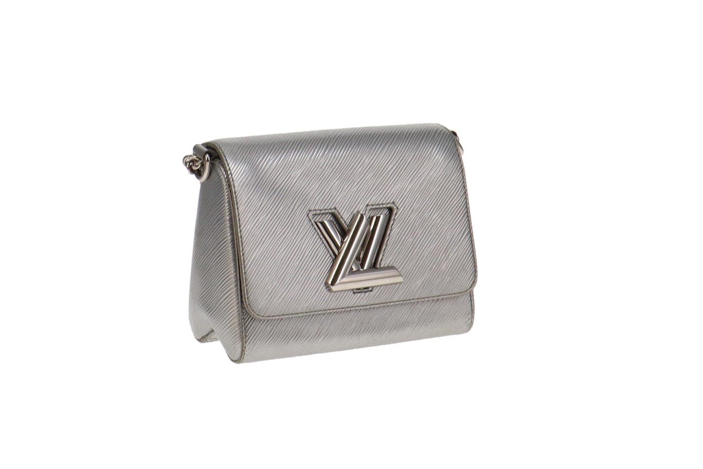 Louis Vuitton Metallic Silver Epi Leather Twist PM SR4145