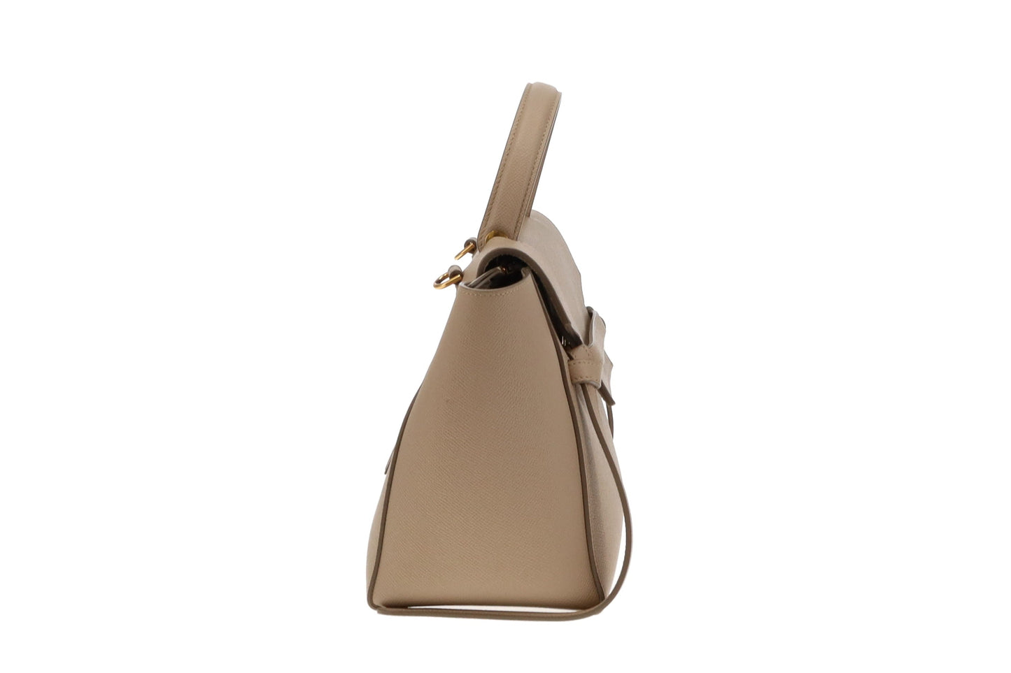 Celine Light Taupe Grained Calfskin Micro Belt Bag 2019