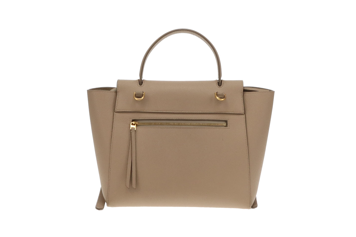 Celine Light Taupe Grained Calfskin Micro Belt Bag 2019