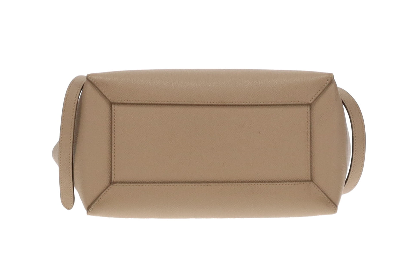 Celine Light Taupe Grained Calfskin Micro Belt Bag 2019