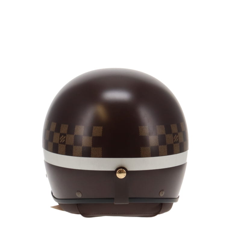 Louis Vuitton Motorcycle Helmet Damier Ebene Print Small Size (Rare)