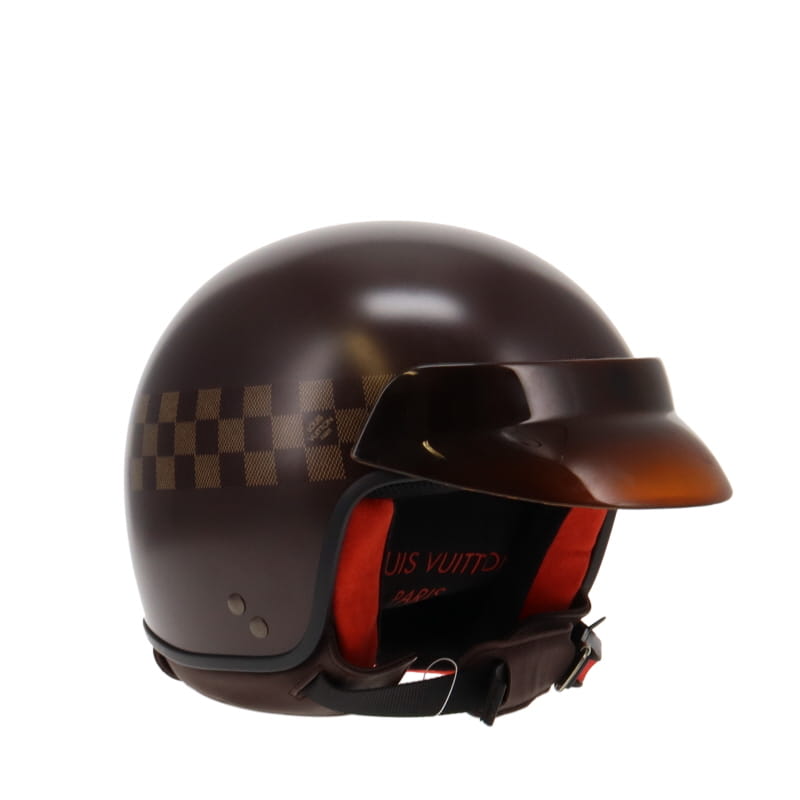 Louis Vuitton Motorcycle Helmet Damier Ebene Print Small Size (Rare)