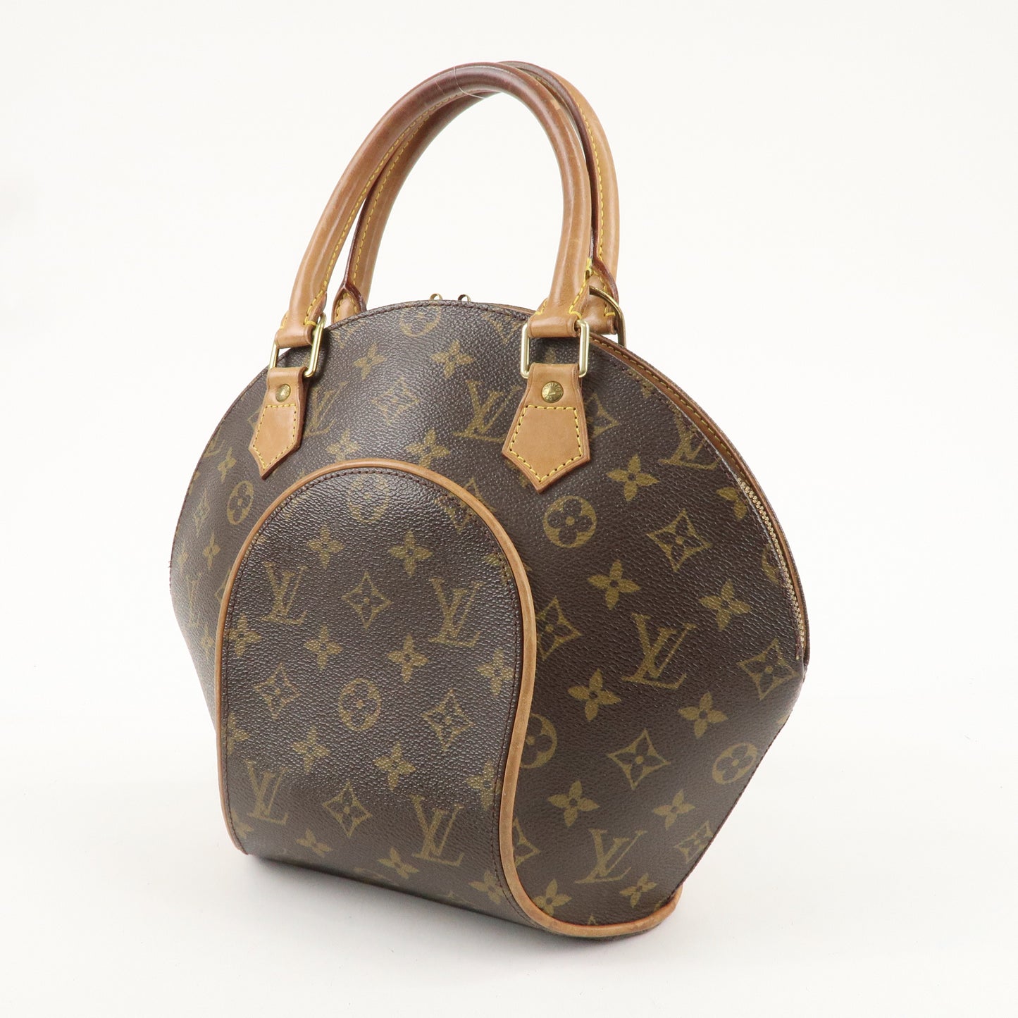 Louis Vuitton Monogram Ellipse MM Hand Bag Brown M51127