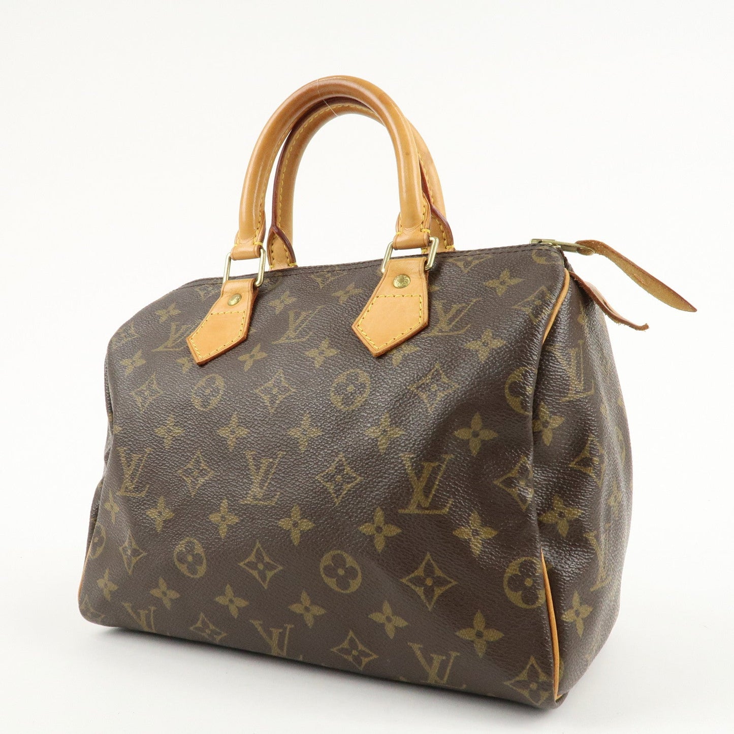 Louis Vuitton Monogram Speedy 25 Hand Bag Boston Bag M41528