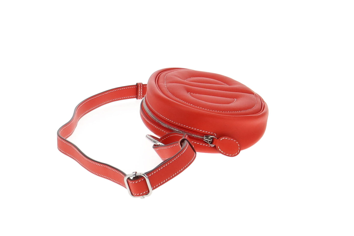 Hermes Capucine Red Swift Leather In The Loop Belt Bag 2021