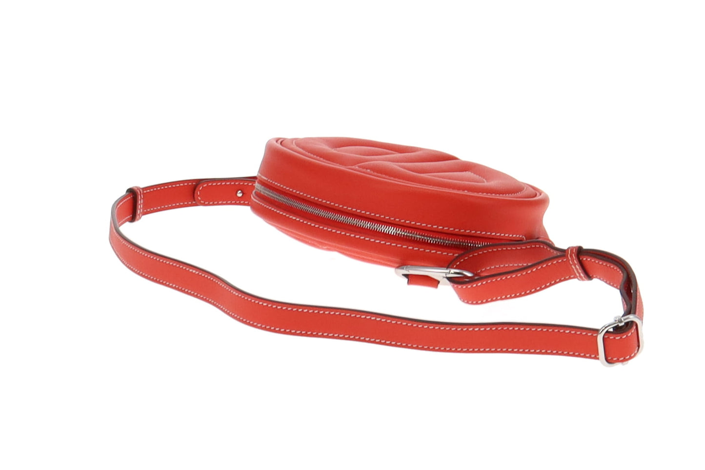 Hermes Capucine Red Swift Leather In The Loop Belt Bag 2021