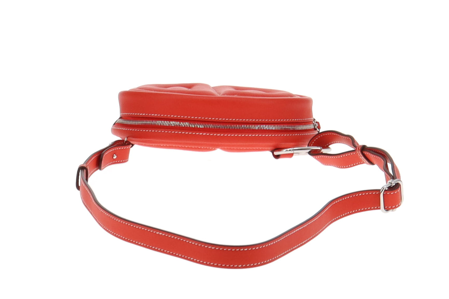 Hermes Capucine Red Swift Leather In The Loop Belt Bag 2021