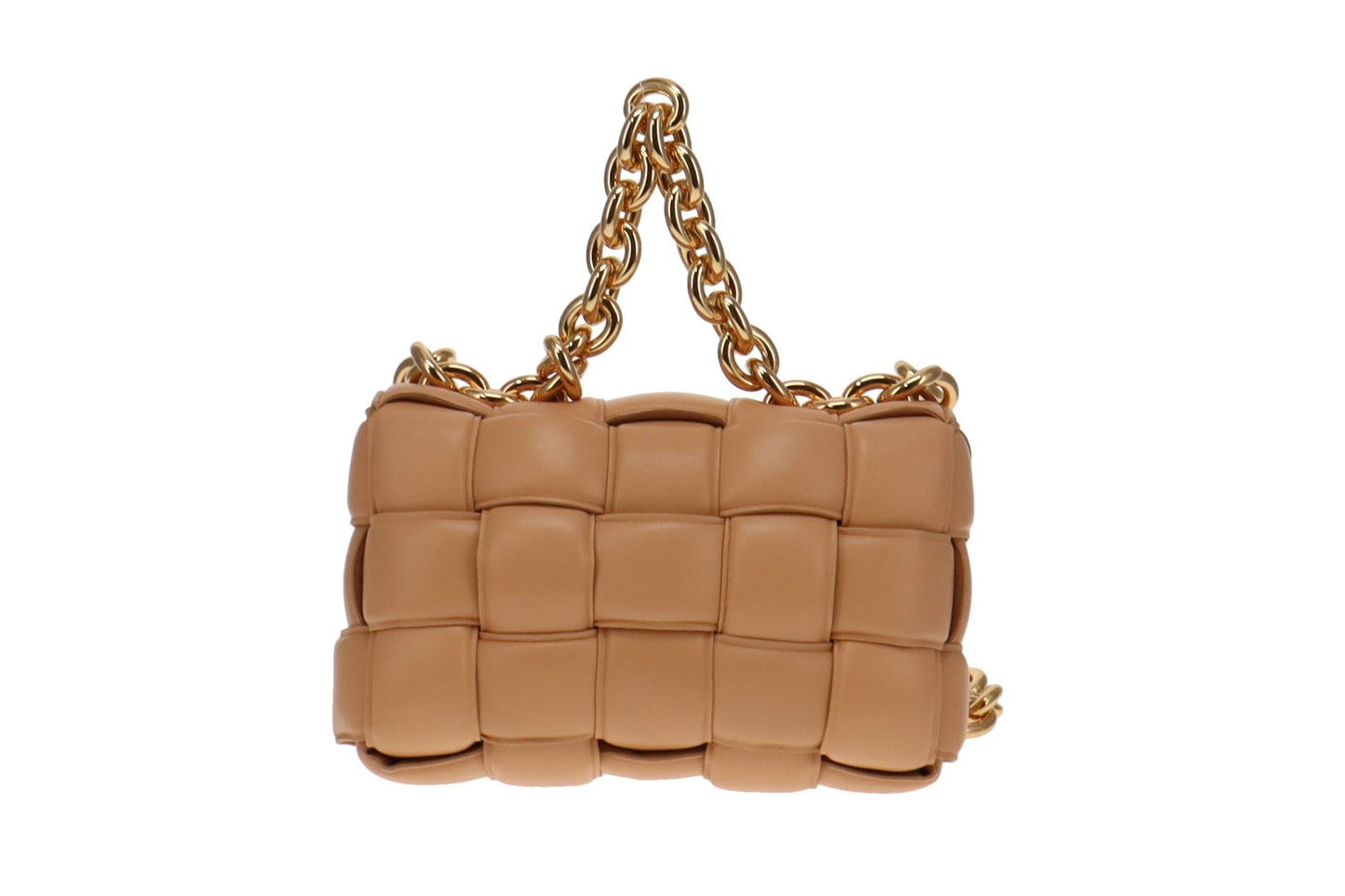 Bottega Veneta Almond Leather Padded Chain Cassette