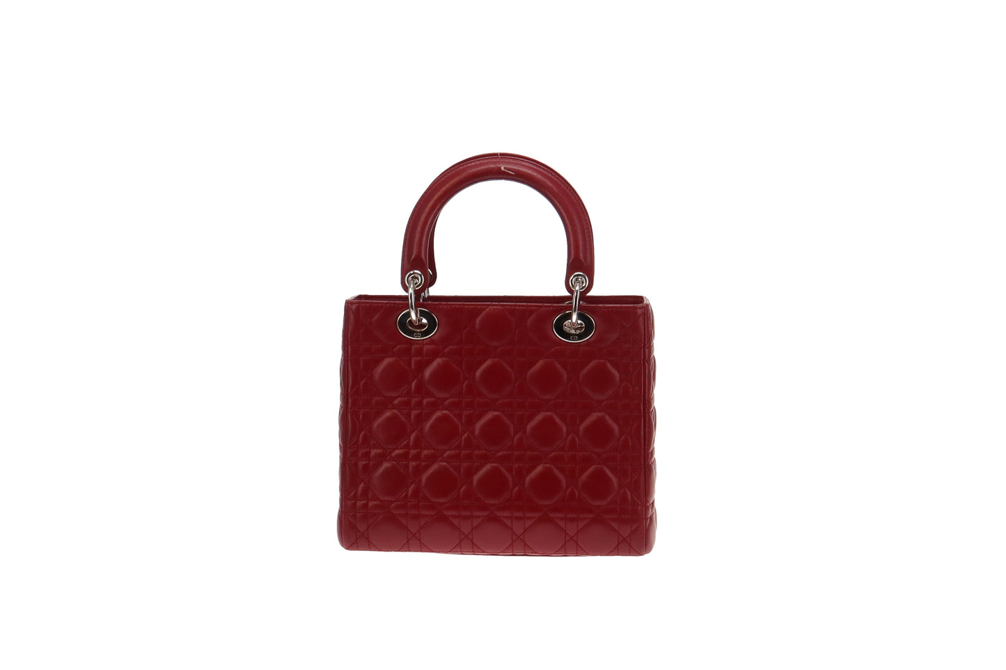 Dior Deep Red Vintage Medium Lady Dior 2007