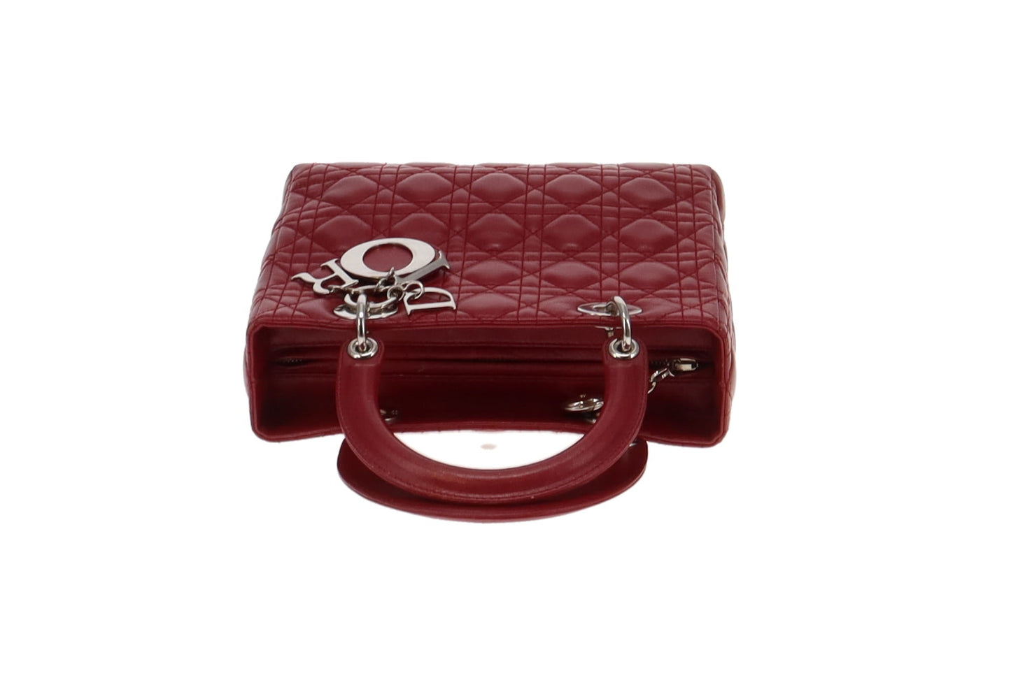 Dior Deep Red Vintage Medium Lady Dior 2007