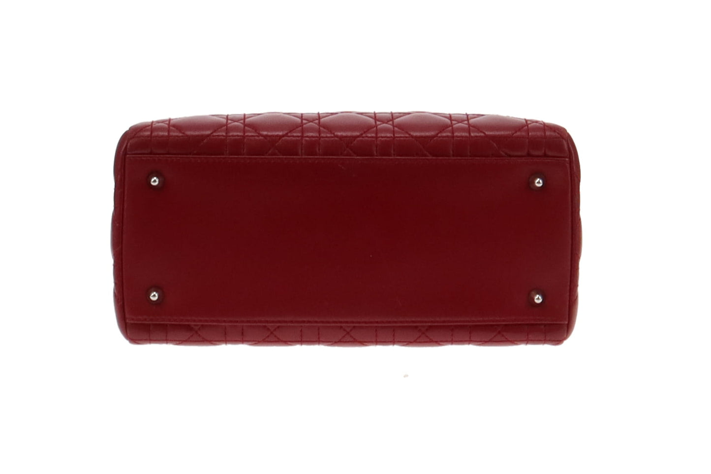 Dior Deep Red Vintage Medium Lady Dior 2007