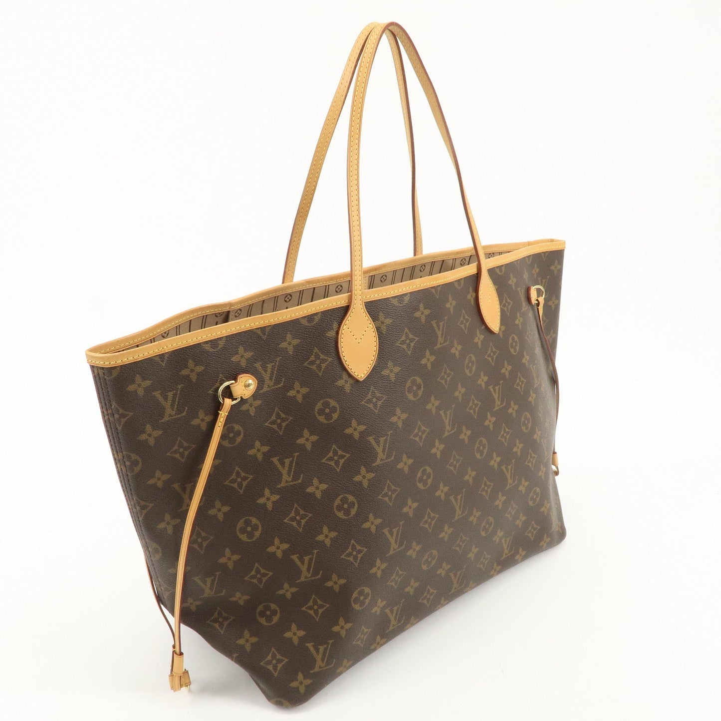 Louis Vuitton Monogram Neverfull GM Tote Bag Brown M40157