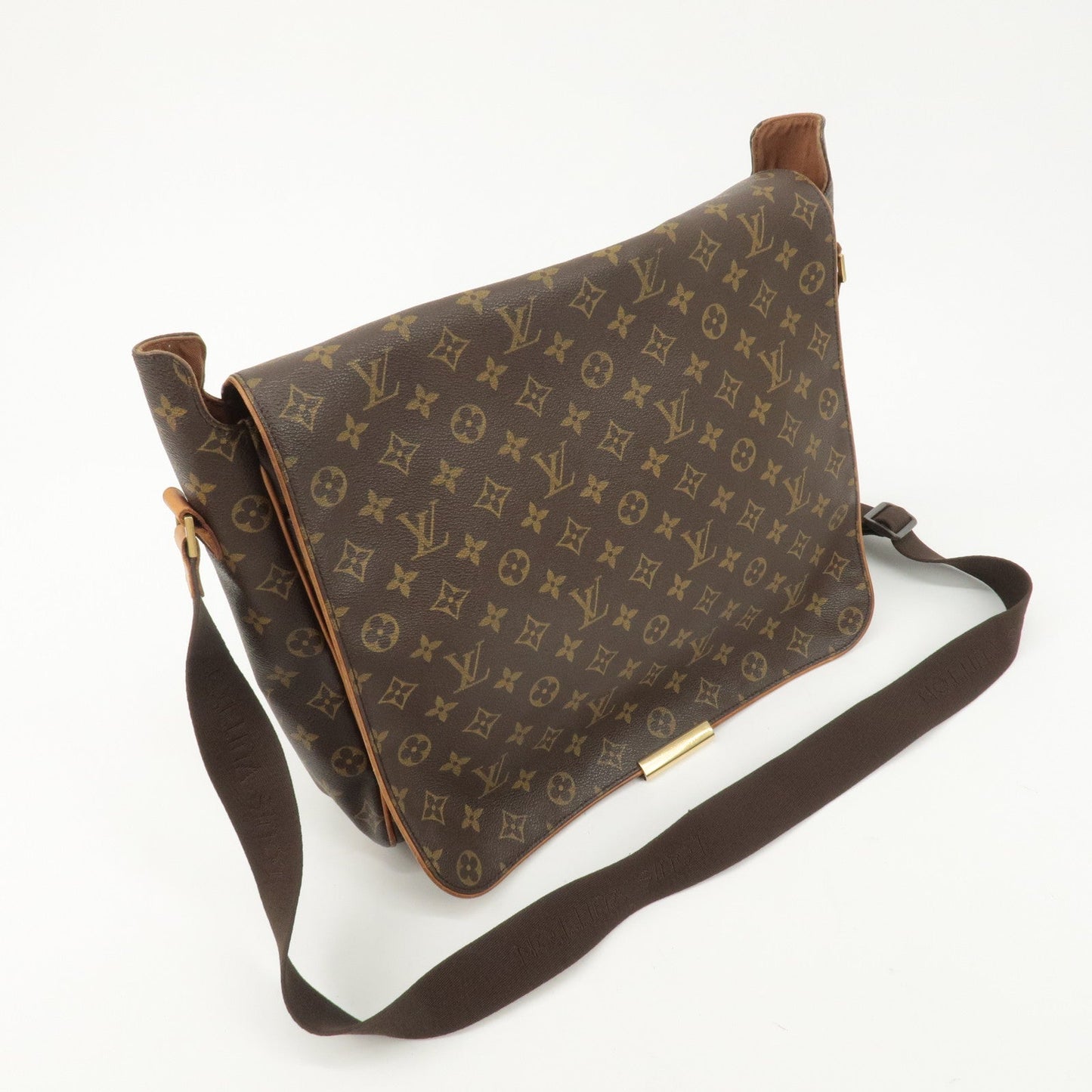 Louis Vuitton Monogram Abbesses Messenger Bag Brown M45257