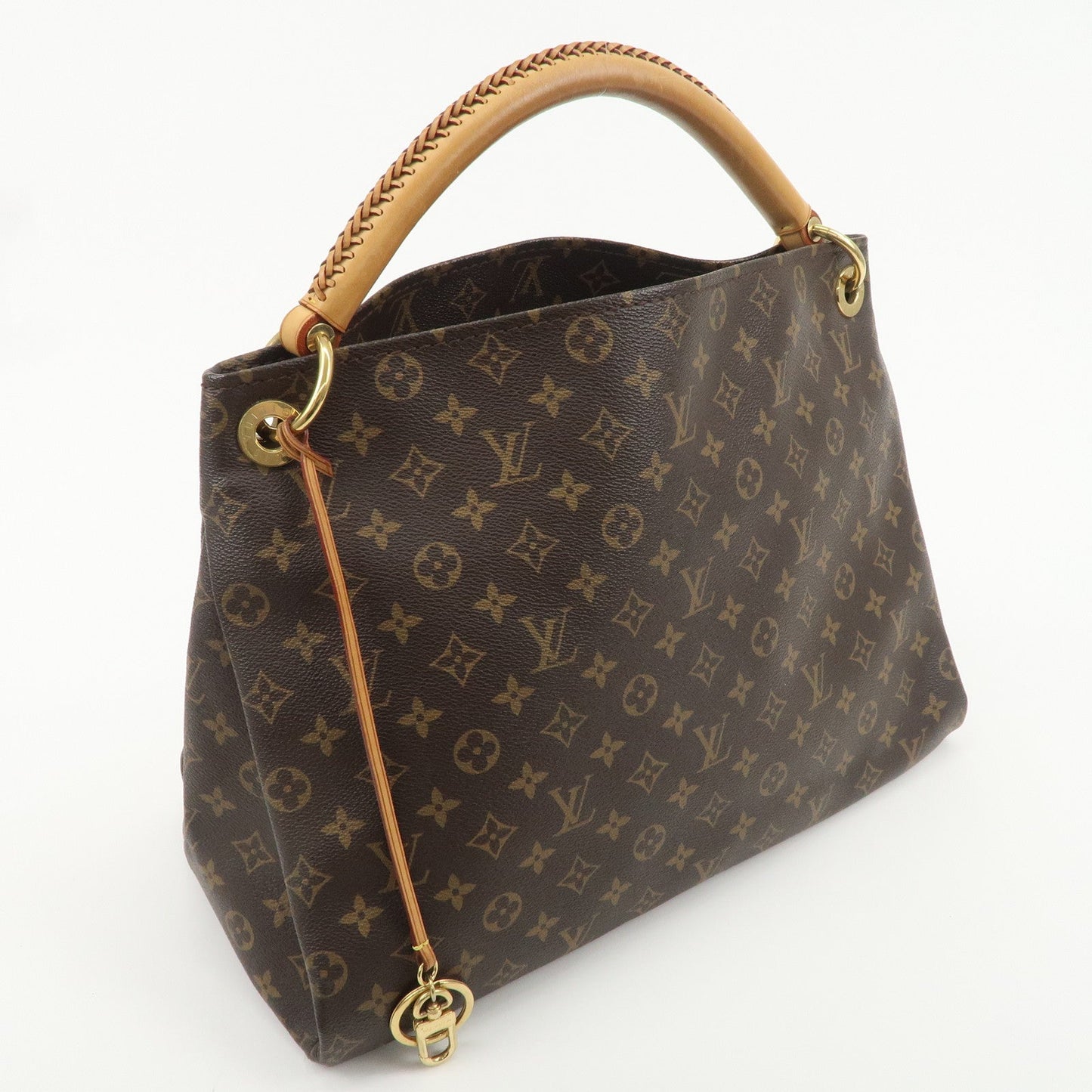 Louis Vuitton Monogram Artsy MM Shoulder Bag Brown M40249