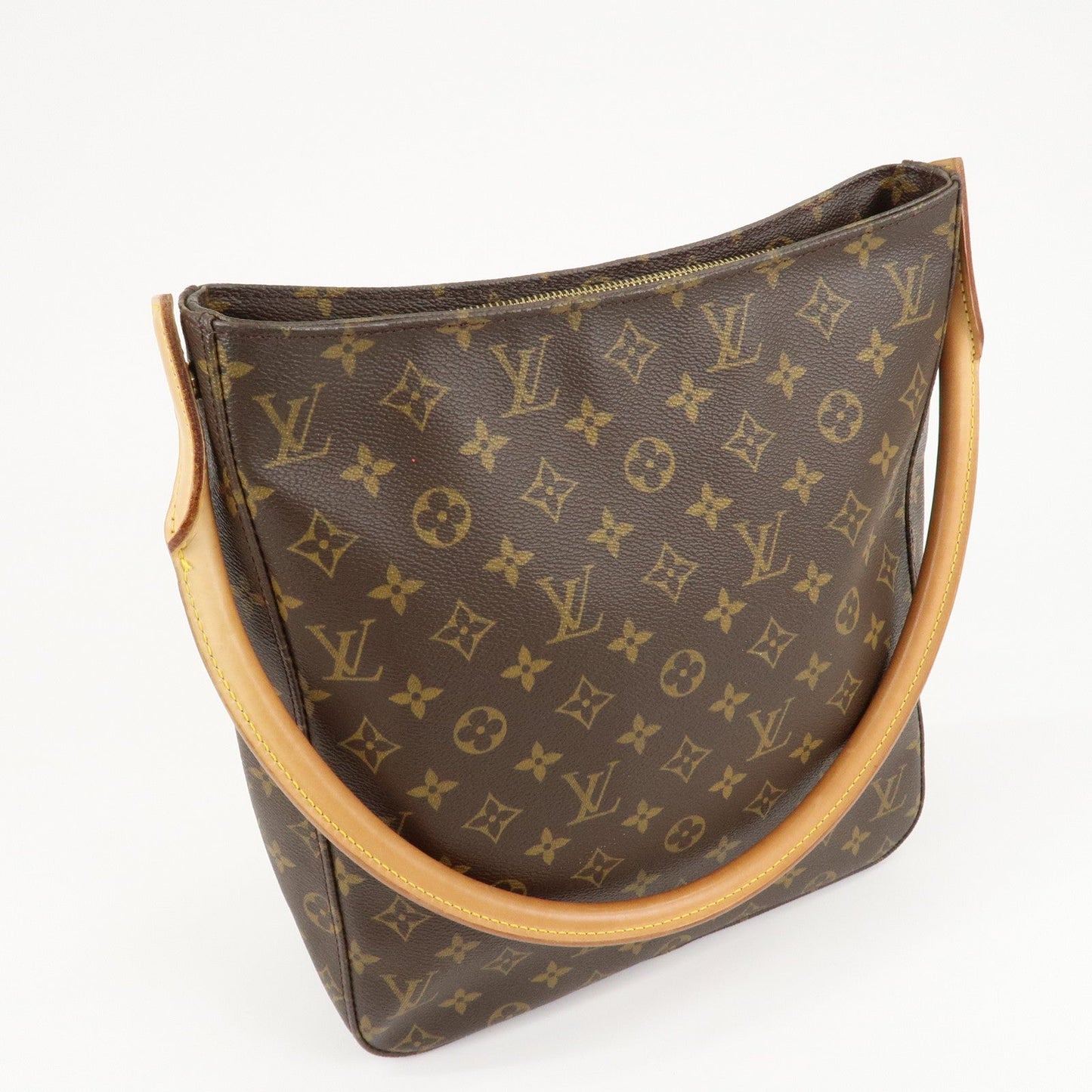 Louis Vuitton Monogram Looping GM Shoulder Bag Brown M51145