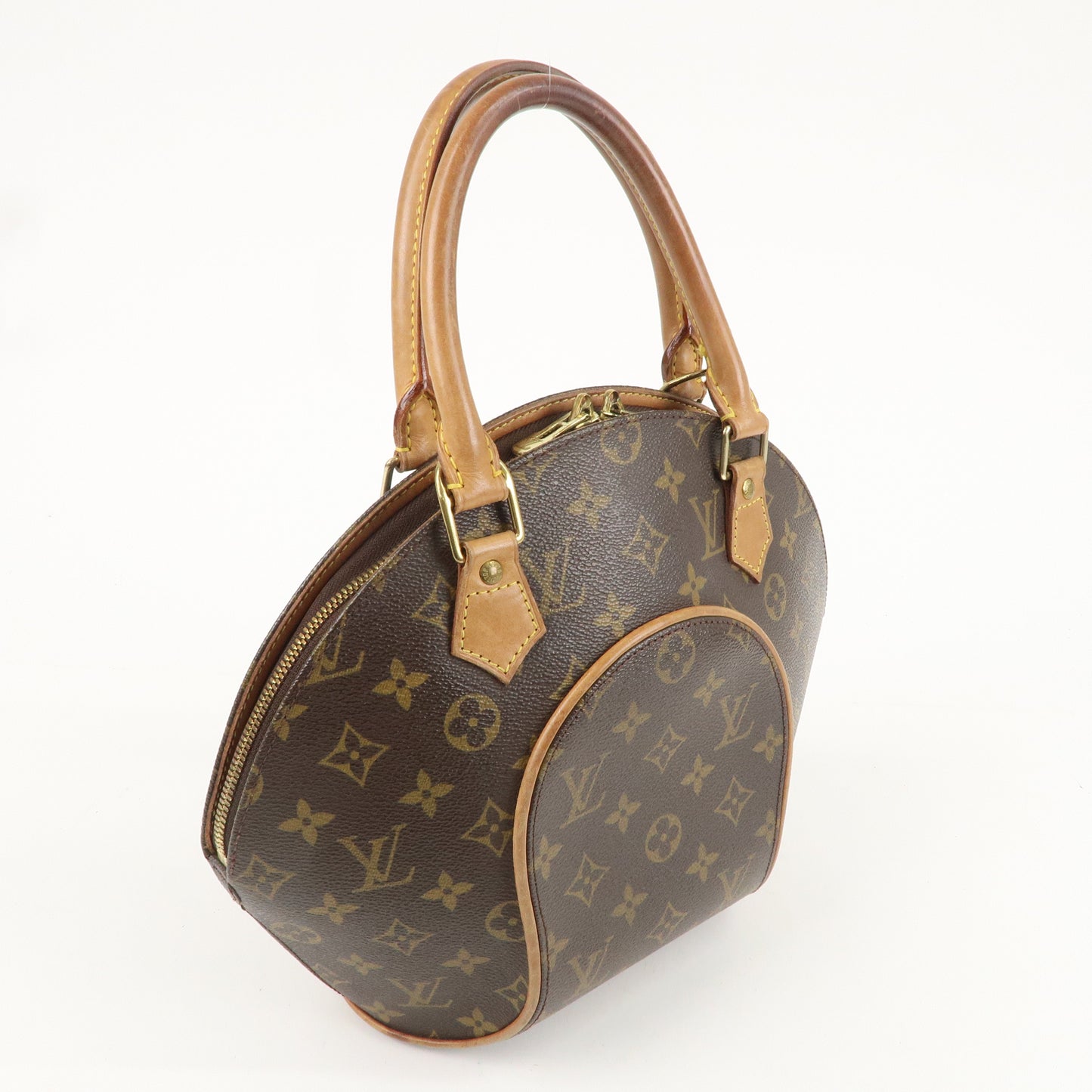 Louis Vuitton Monogram Ellipse MM Hand Bag Brown M51127