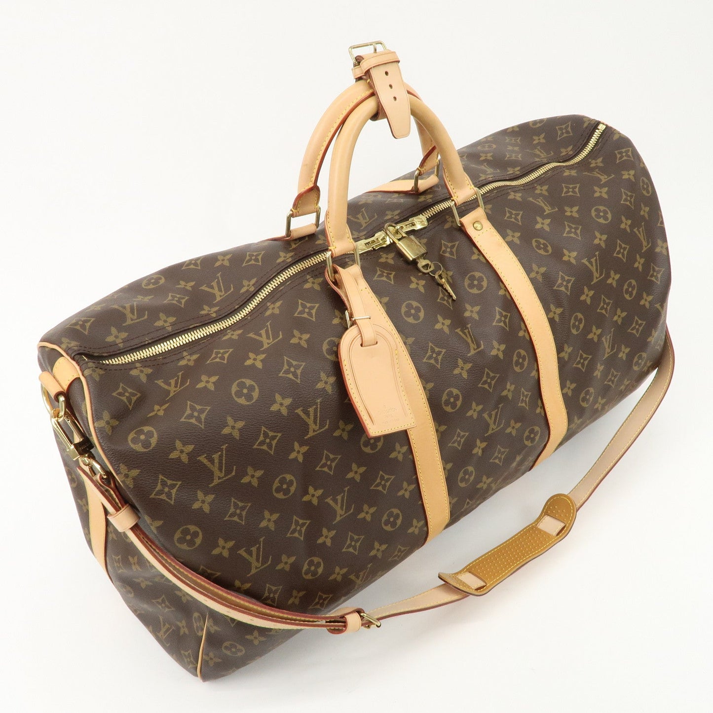 Louis Vuitton Monogram Keep All Bandouliere 60 Bag M41412