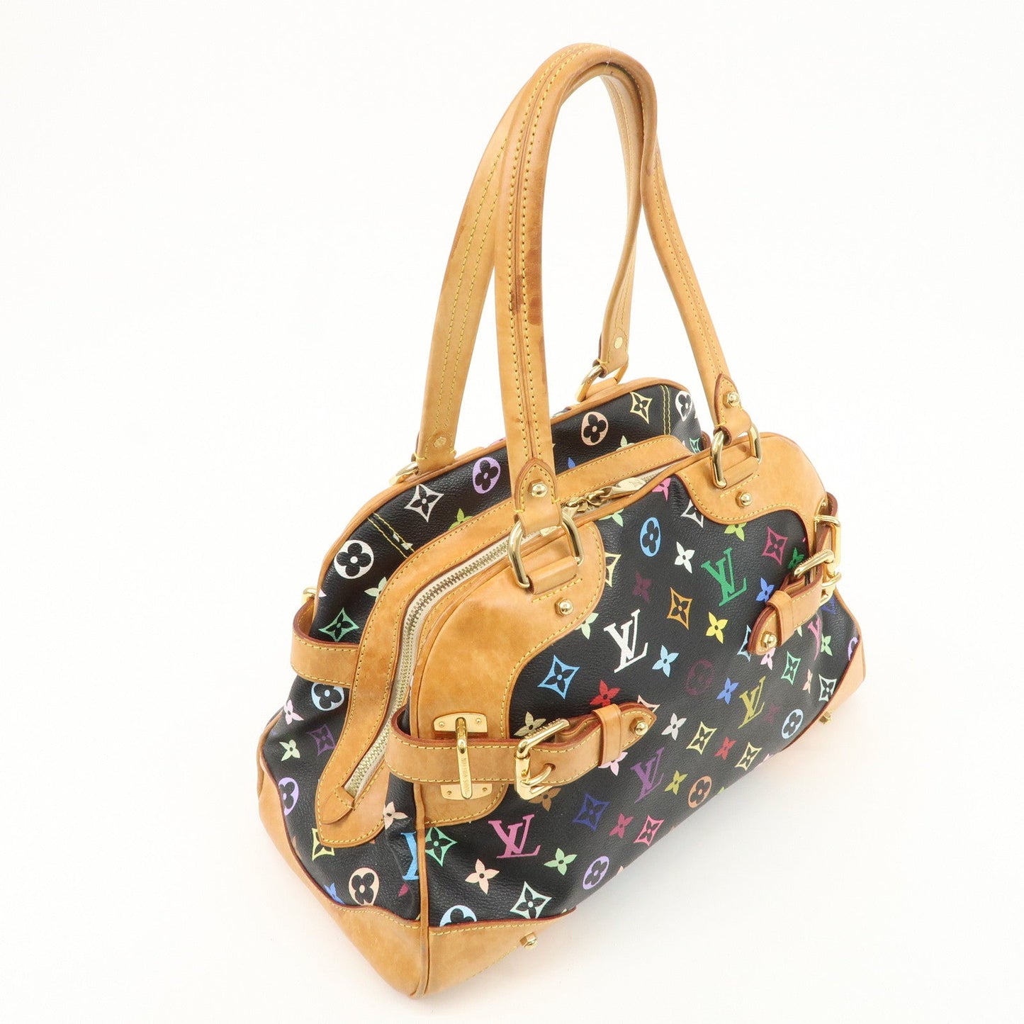 Louis Vuitton Monogram Multicolor Claudia Hand Bag M40194