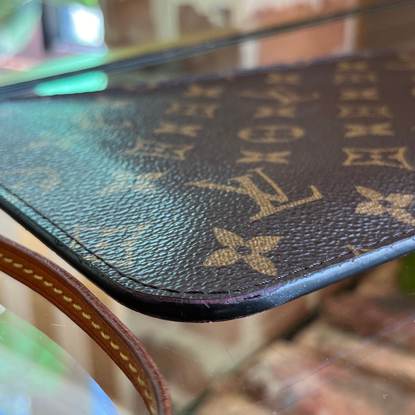 LOUIS VUITTON Monogram Never Full Pouch