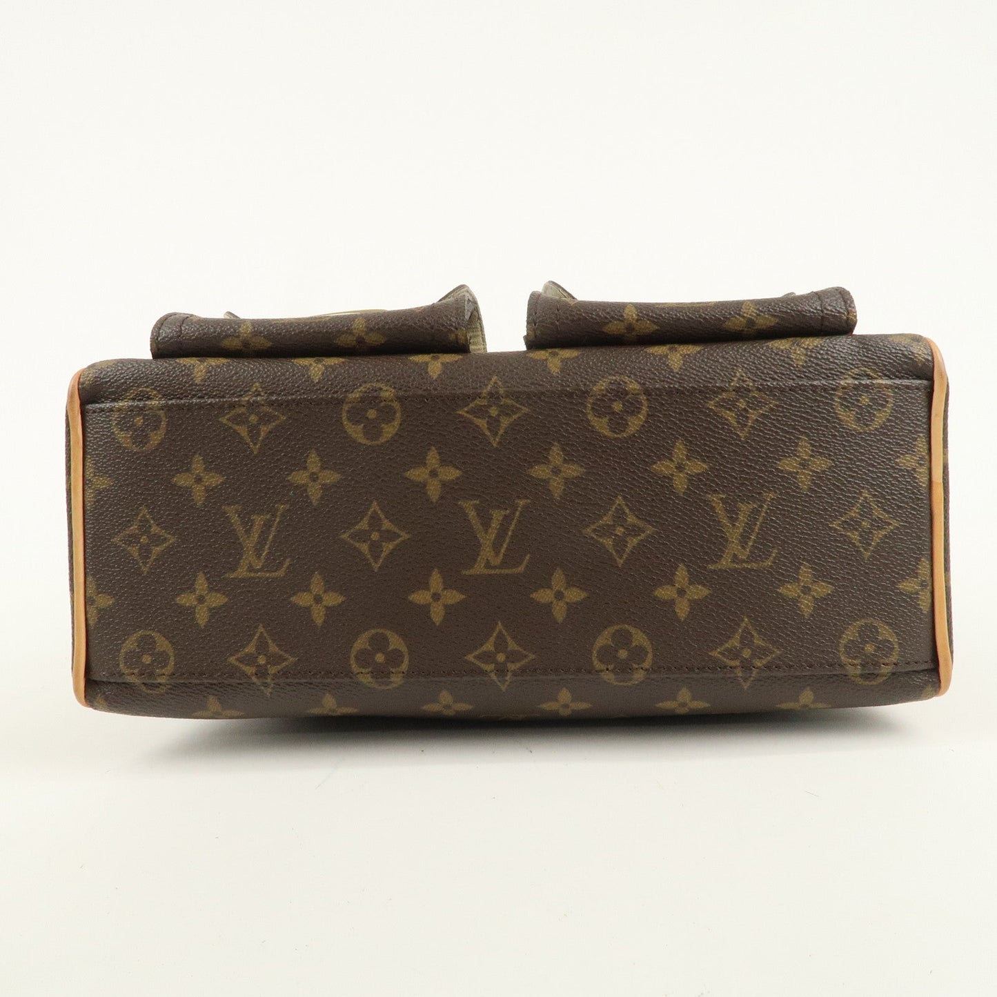 Louis Vuitton Monogram Manhattan PM Hand Bag Gold Hardware M40026