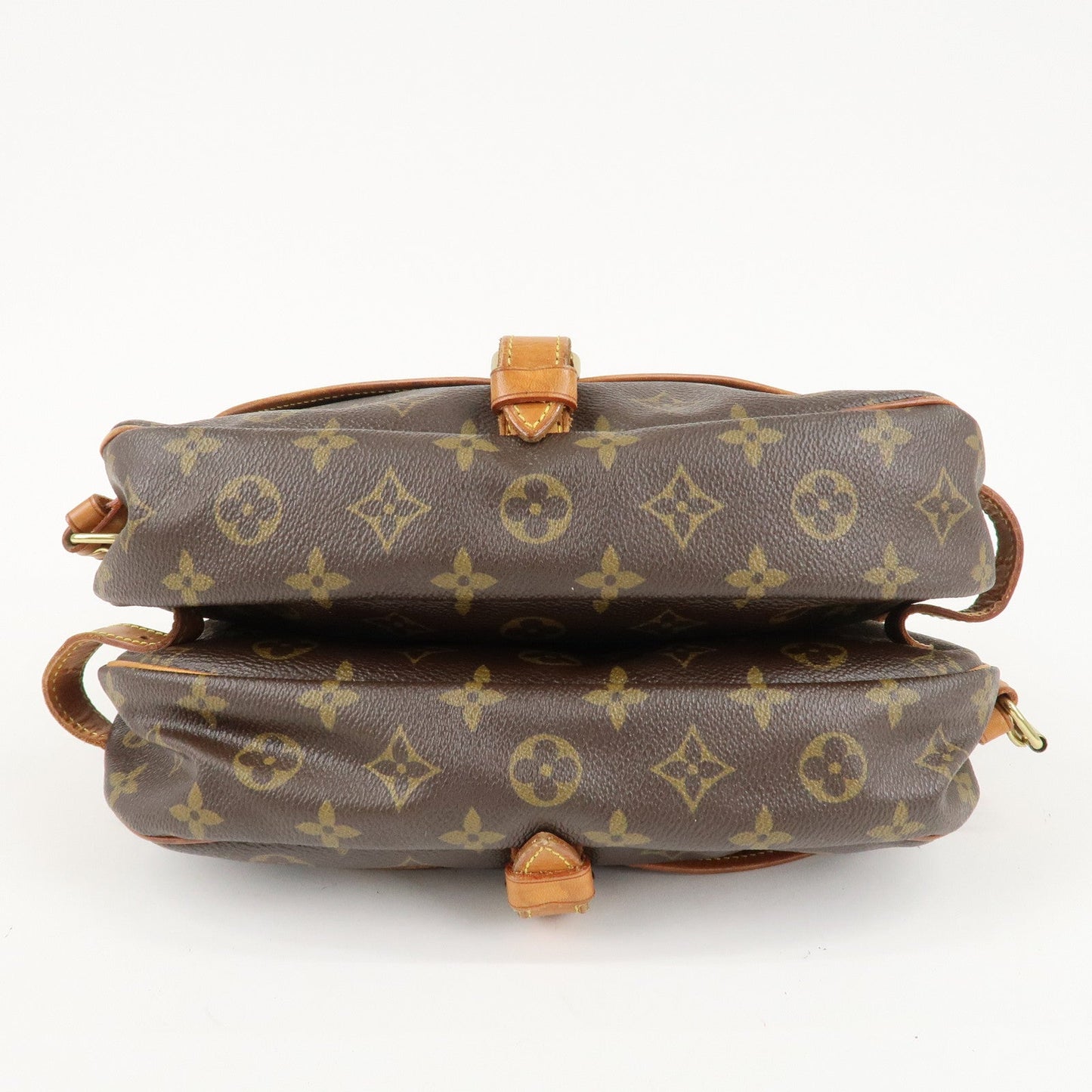 Louis Vuitton Monogram Saumur 30 Crossbody Bag Brown M42256