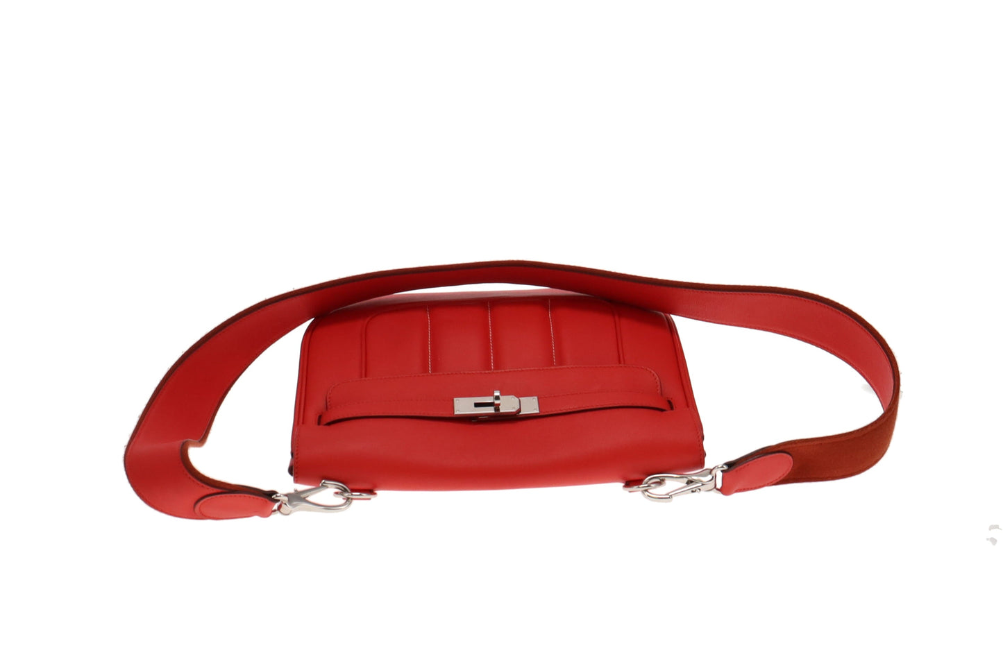 Hermes Red Vermillion Swift Sac Berline 28 2016