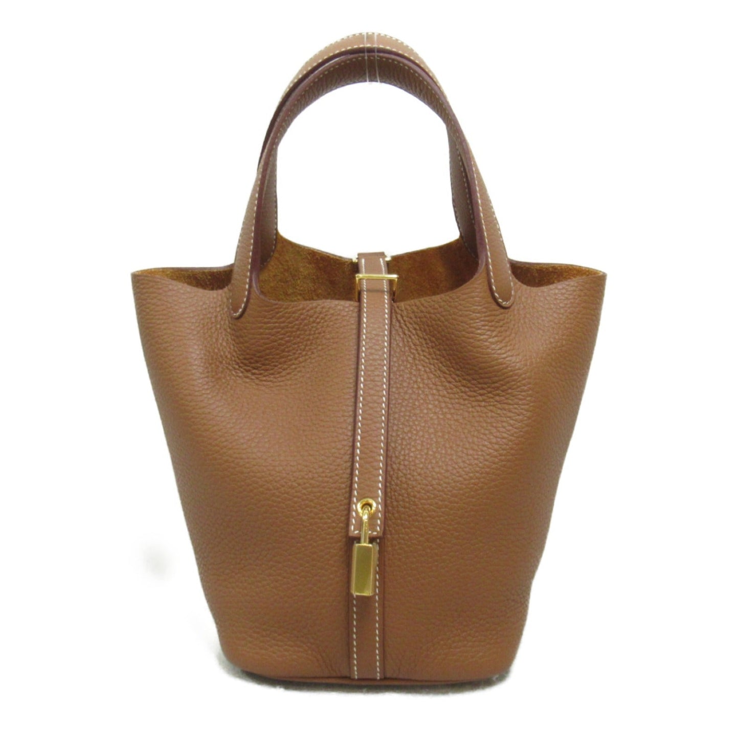 Hermes Picotin Lock PM G Handbag Handbag Handbag Leather Togo  Brown 056289CC