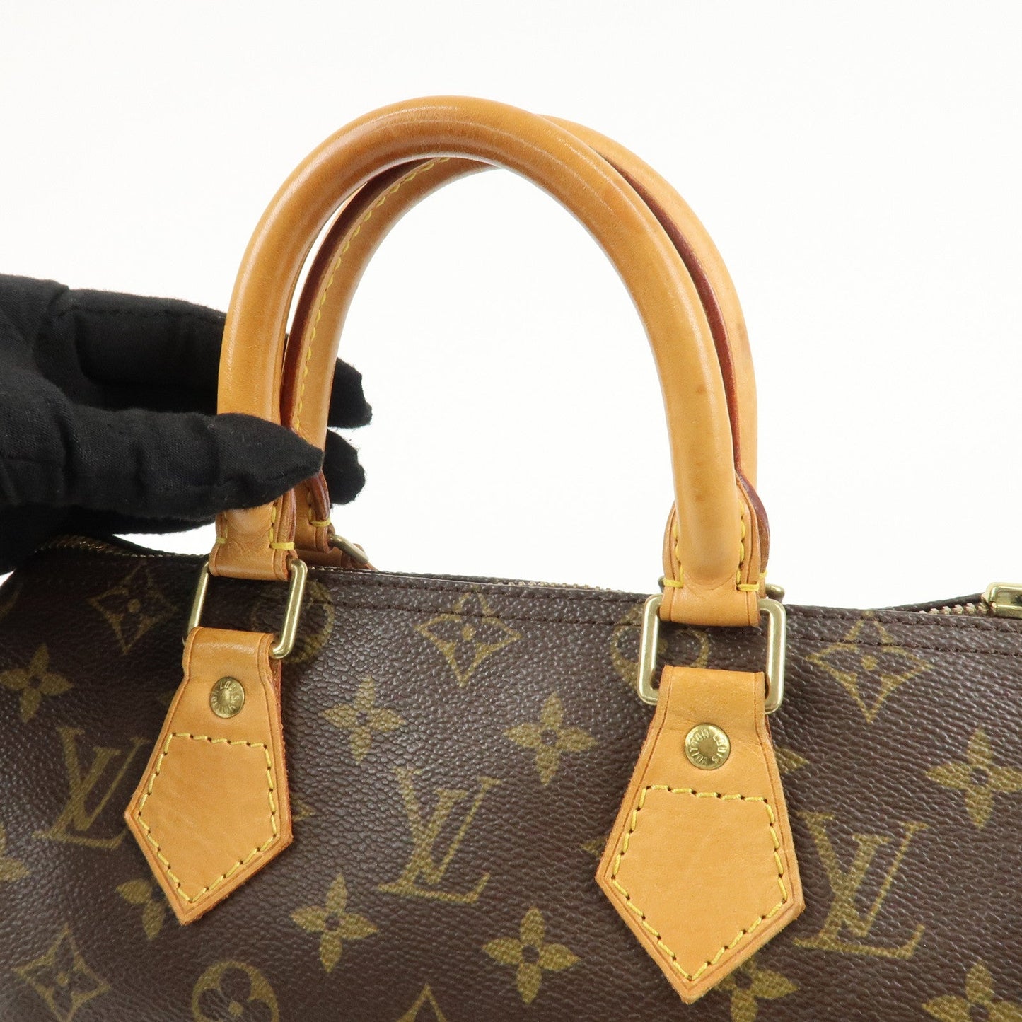 Louis Vuitton Monogram Speedy 25 Hand Bag Boston Bag M41528