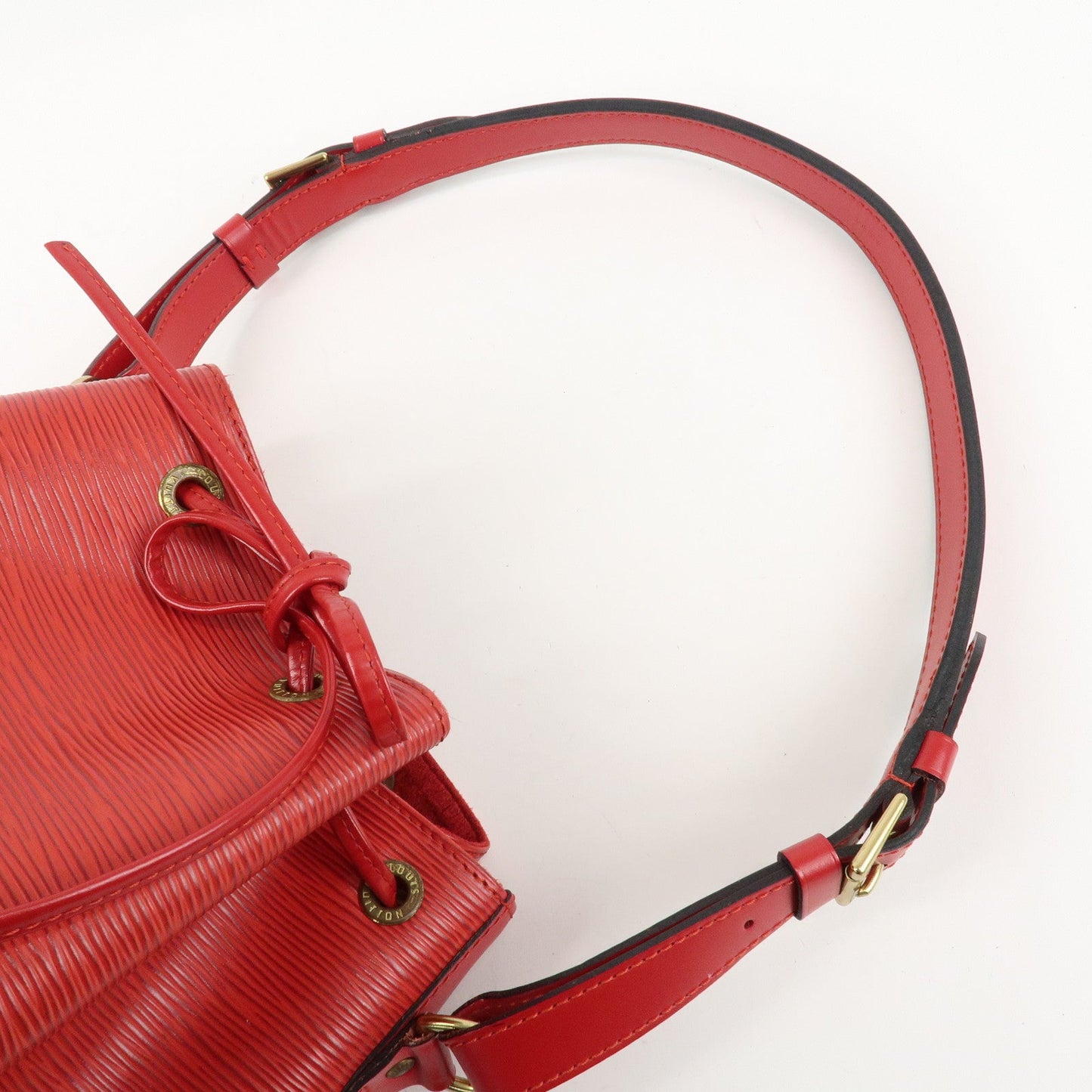 Louis Vuitton Epi Petit Noe Shoulder Bag Castilian Red M5901E