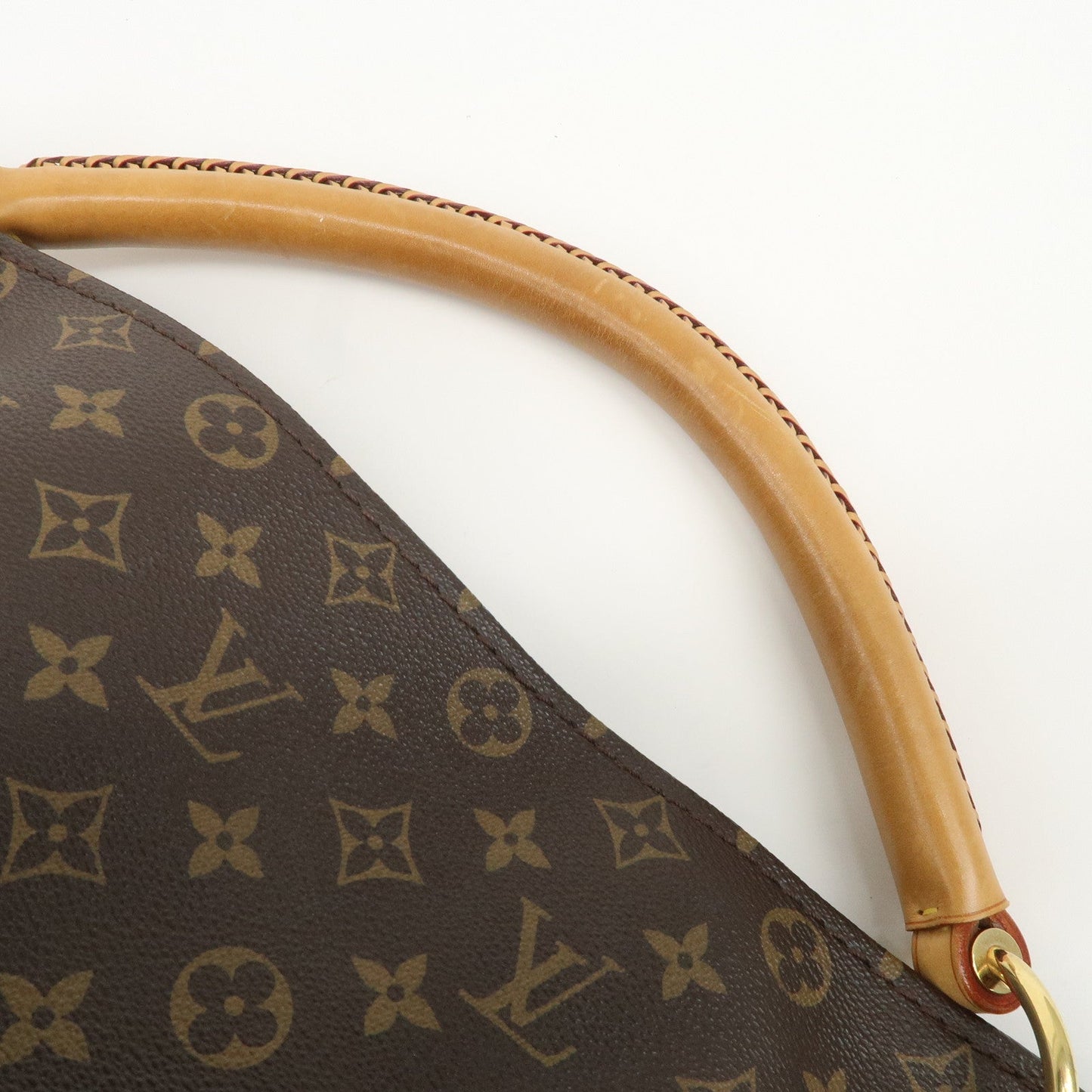 Louis Vuitton Monogram Artsy MM Shoulder Bag Brown M40249