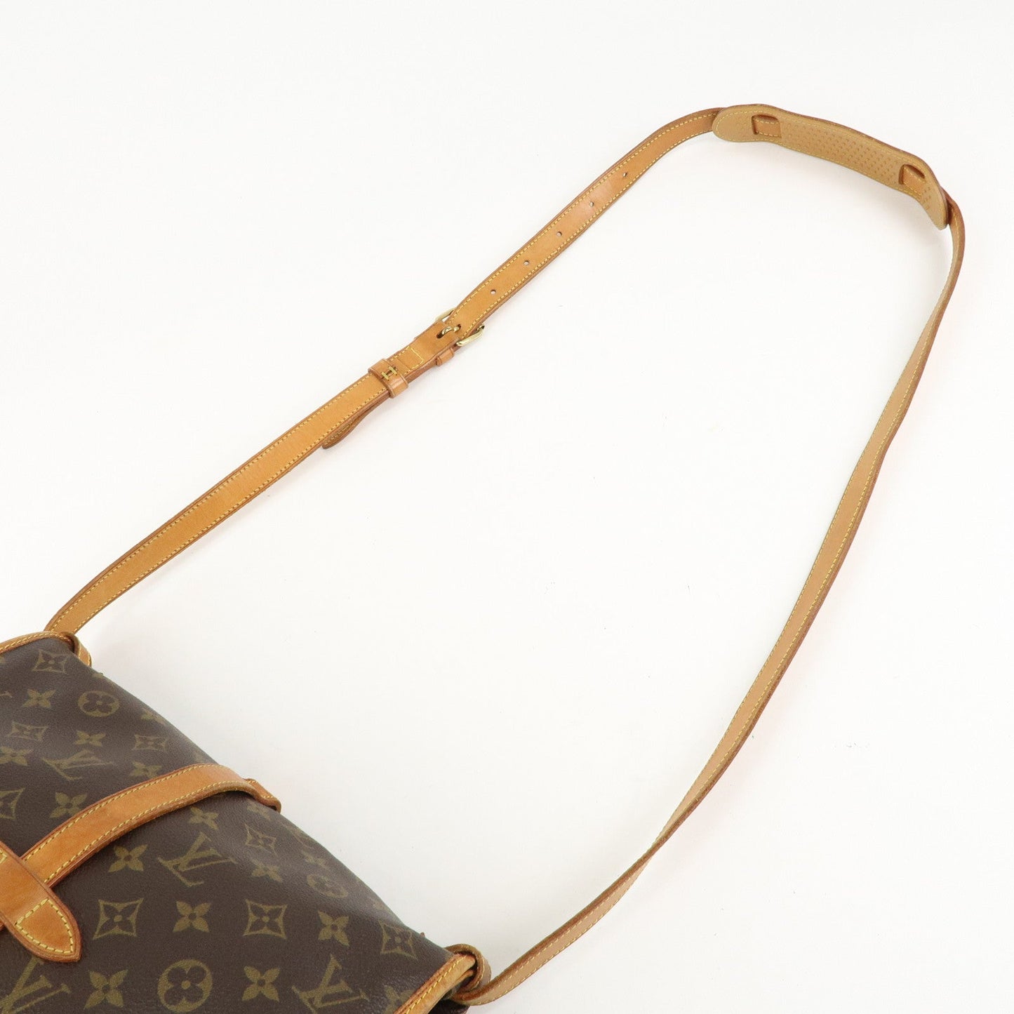 Louis Vuitton Monogram Saumur 30 Crossbody Bag Brown M42256