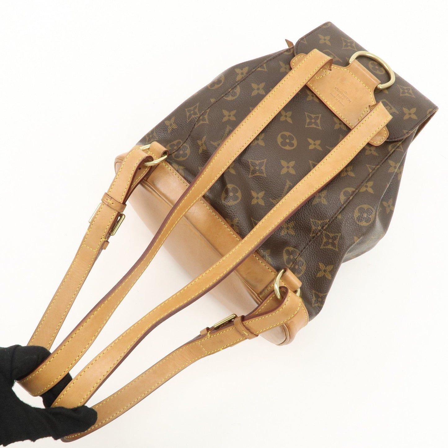 Louis Vuitton Monogram Montsouris MM Back Pack Bag M51136