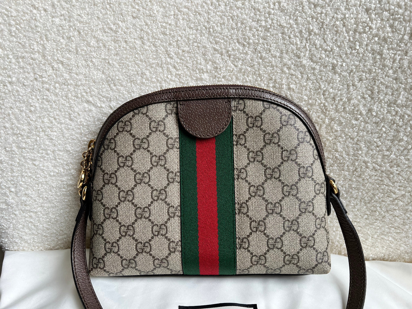 Gucci Ophidia GG Supreme Rounded Top Shoulder Bag (RRP £1,340)