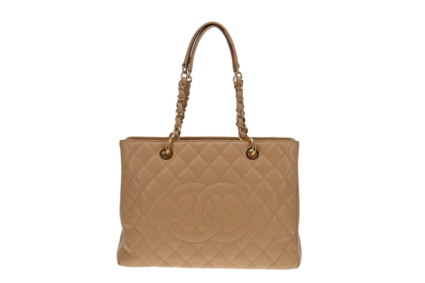 Chanel GST New Model Beige Caviar 19 Series