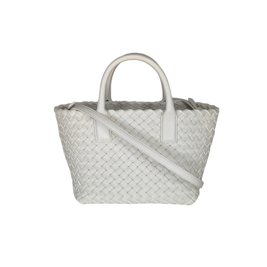 Bottega Veneta Intrecciato Mini Cabat Lambskin Tote