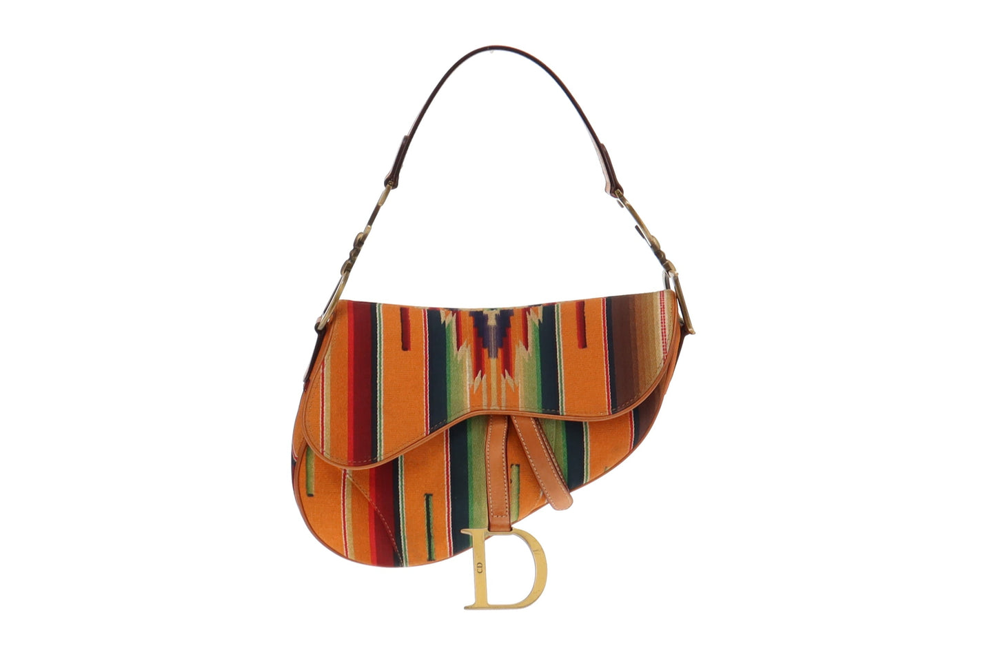 Dior Multicolour Vintage Ltd Ed Mexico Saddle Bag