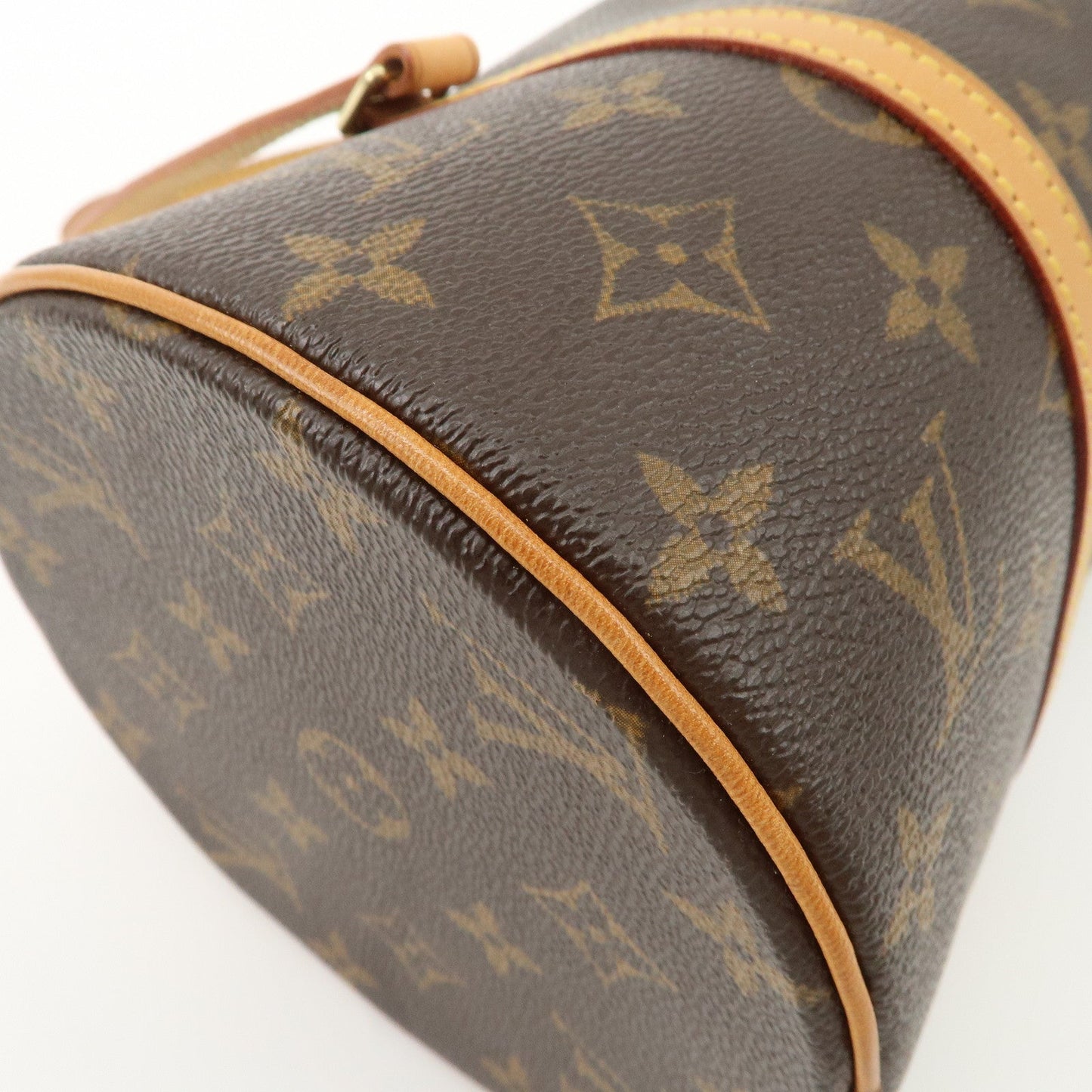 Louis Vuitton Monogram Papillon 30 Hand Bag Brown M51385