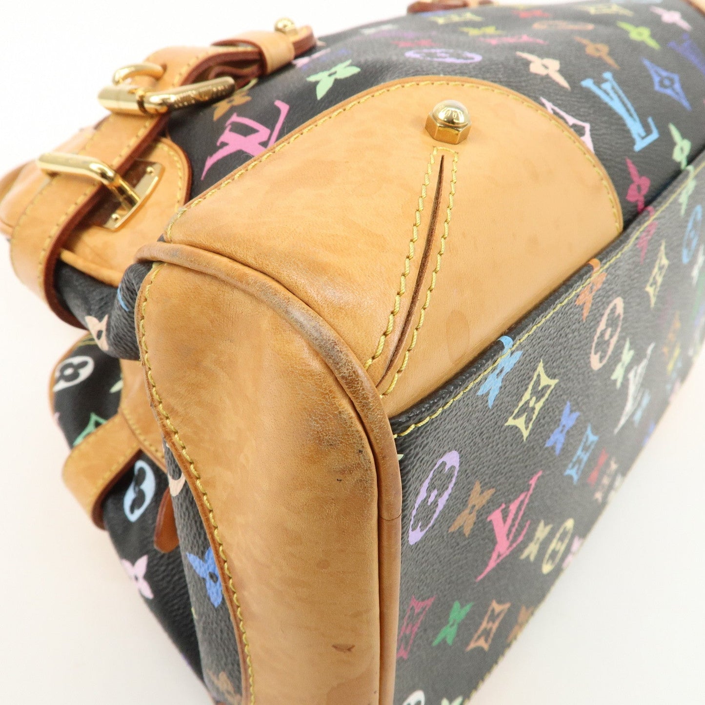 Louis Vuitton Monogram Multicolor Claudia Hand Bag M40194