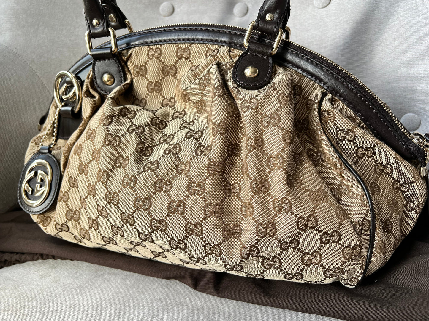 Gucci Medium Sukey Canvas Tote