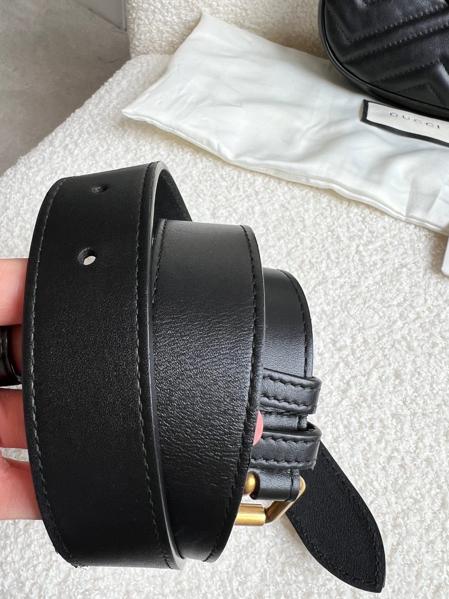 Gucci GG Black Marmont Belt Bag (RRP £865)